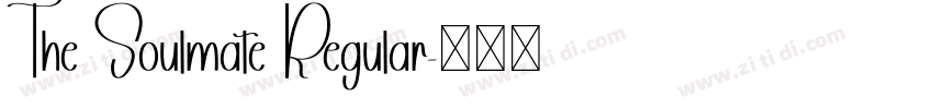The Soulmate Regular字体转换